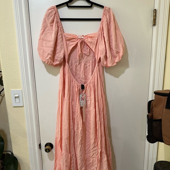 MINKPINK Iluka Puff Sleeve Midi Dress - Picture 5 of 9